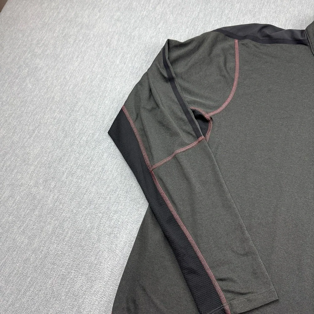 The North Face Shirt Mens XL Gray Flight VaporWick 1/4 Zip Activewear Athletic